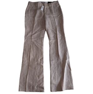 NWT Banana Republic Size 6 100% Linen Martin Trouser